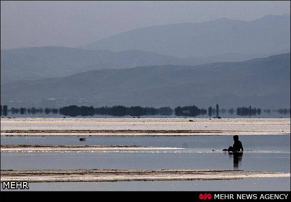 آخرین نفس های دریاچه ارومیه/تصاویر
