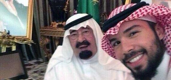 نخستین عکس سِلفی شاه سعودی!