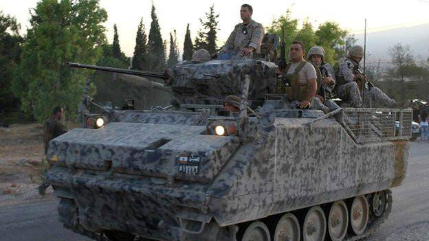 هشت سرباز لبنانی در نزدیکی مرز با سوریه کشته شدند