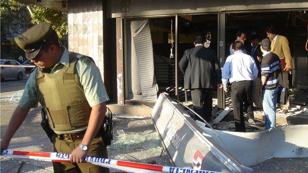 هراس مردم شیلی از بمبگذاری‌های سانتیاگو
