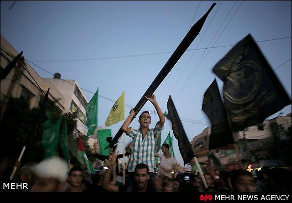 تصاویر / جشن پیروزی مقاومت 51 روزه غزه