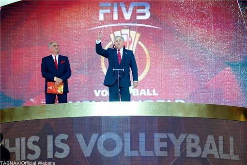 مراسم افتتاحیه مسابقات والیبال قهرمانی مردان جهان