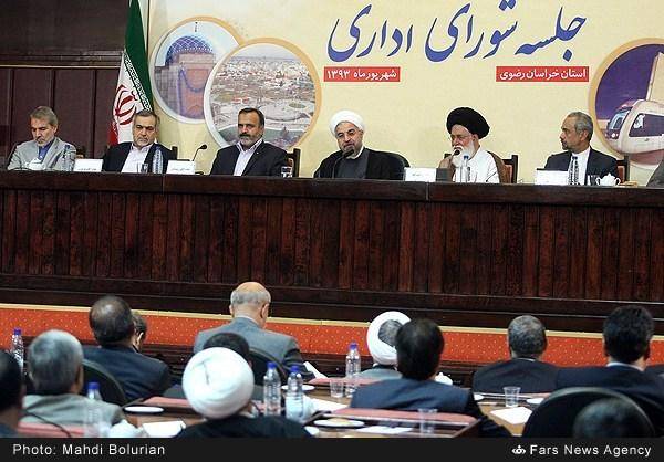 نشست‌خبری رئیس‌جمهور در مشهد/تصاویر