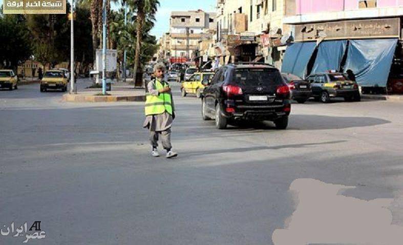 مامور راهنمایی و رانندگی داعش (عکس)