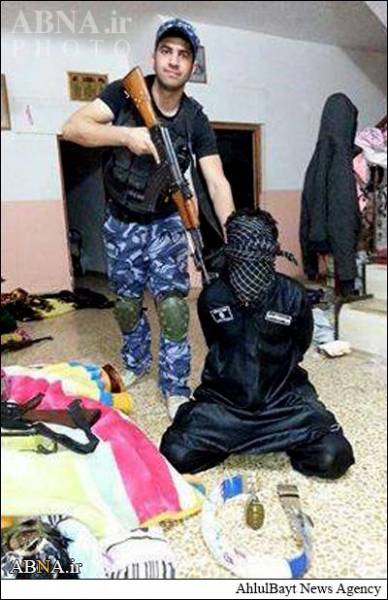دستگیری یک عضو داعش در بیجی/عکس