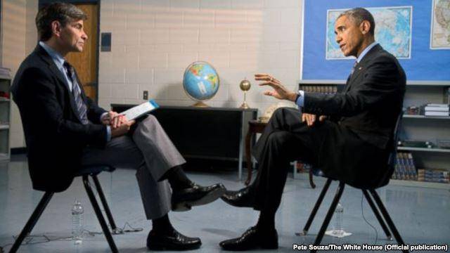 مصاحبه تلویزیونی اوباما درباره مذاکرات هسته ای با ایران:  تصمیم گیرنده نهایی در ایران روحانی نیست، خامنه ای است