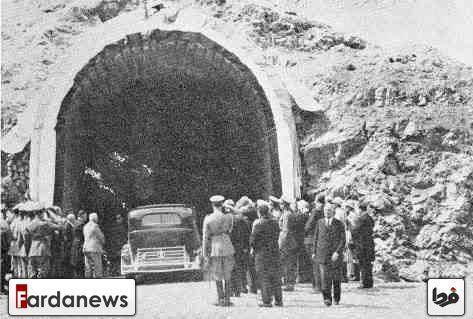عکس/افتتاح تونل کندوان سال 1317