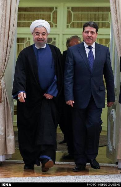 دیدار نخست‎وزیر سوریه با روحانی/تصاویر