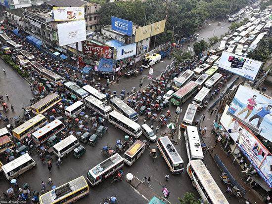 ترافیک از نوع بنگلادشی/عکس