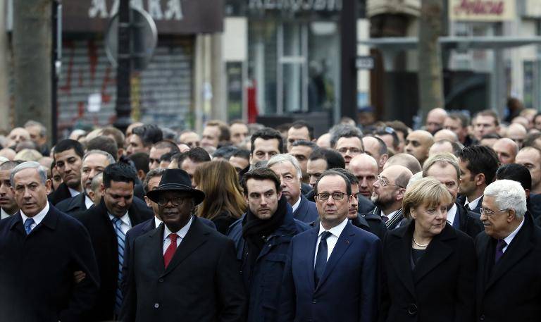 راهپیمایی گسترده 'اتحاد' در پاریس + عکس