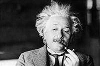 عکس/ آلبرت اینشتین در روز وفاتش