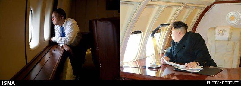 هواپیمای شخصی اون و اوباما/تصاویر