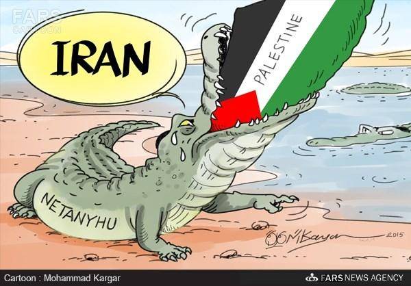 اشک تمساح نتانیاهو/کاریکاتور