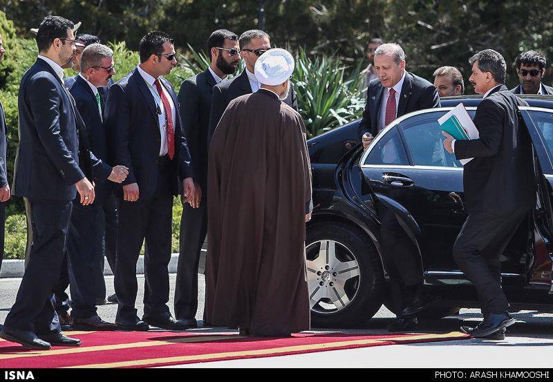 استقبال رسمی روحانی از اردوغان/تصاویر