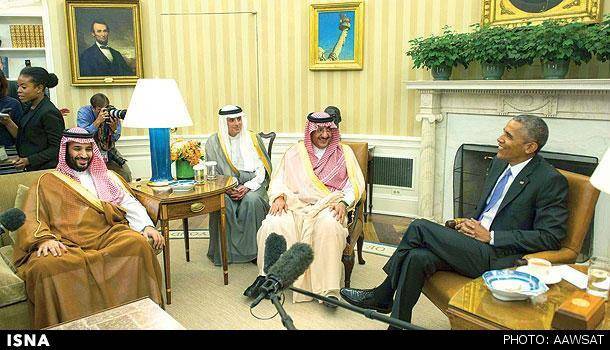 دیدار اوباما با ولیعهد عربستان/عکس