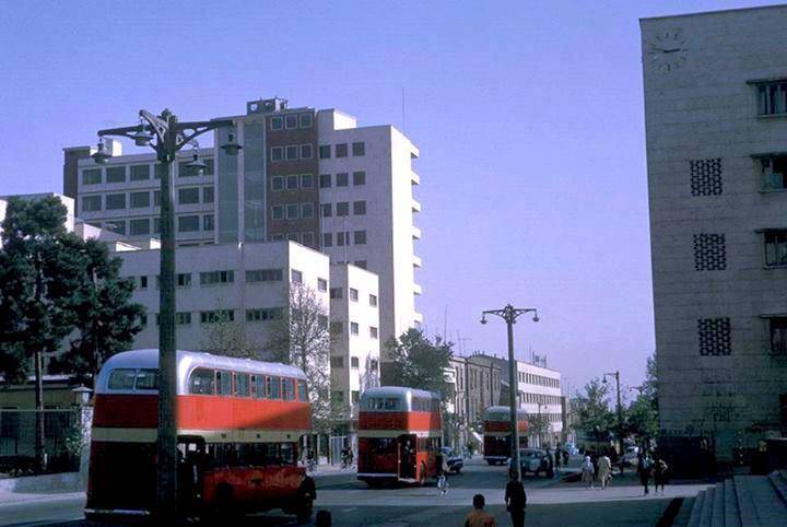 خیابان فرودسی تهران دهه 40/عکس