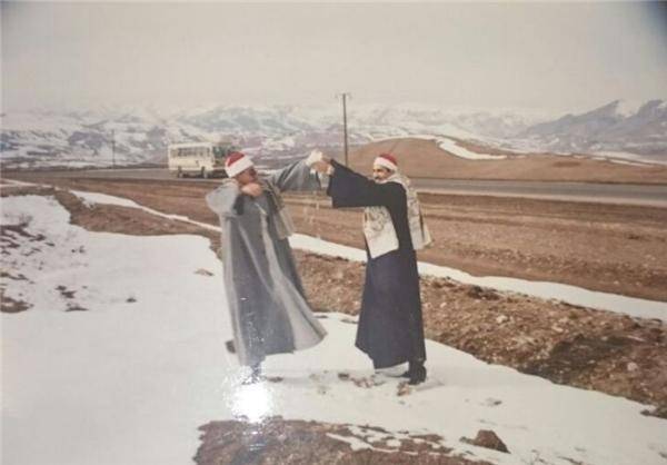 برف بازی قاریان مصری در ایران/عکس