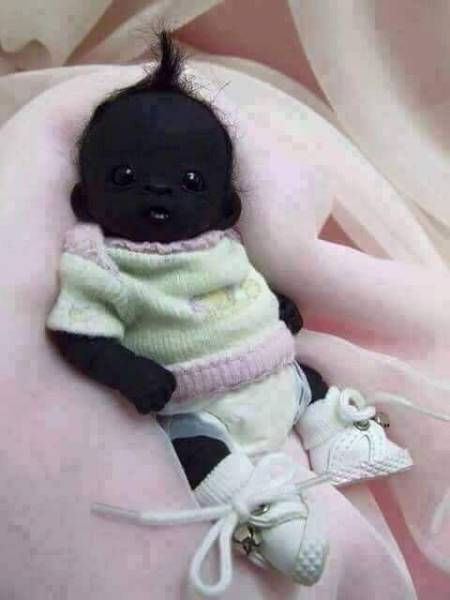 سیاه ترین نوزاد قرن 21/عکس