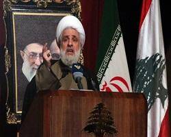 شیخ نعیم قاسم: حزب الله لبنان همراه ایران، امام خمینی و امام خامنه‌ای است