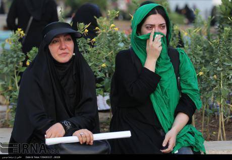 تشییع پیکر غواصان در تهران