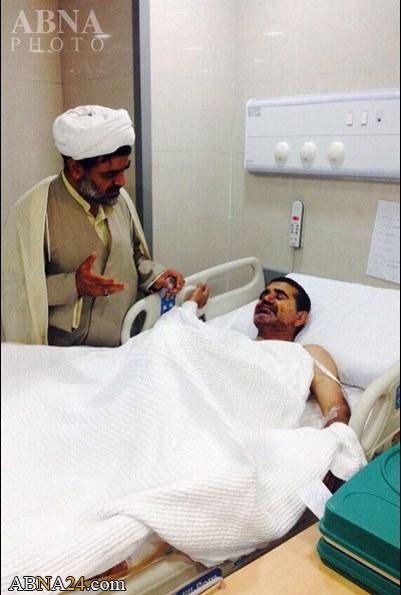 عکس روحانی ایرانی مجروح شده در حمله تروریستی کویت