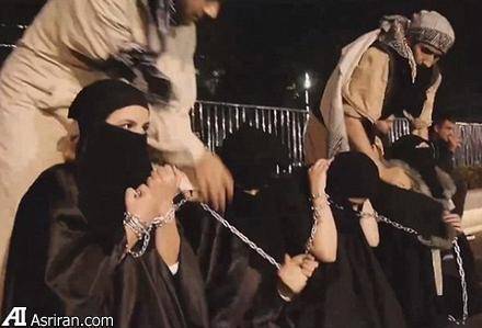 تصاویر:فروش زنان برده داعش بعد از افطار