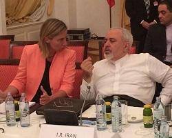 موگرینی: انتظار نداشته باشید یک ایرانی و یک ایتالیایی مذاکره سردی داشته باشند + تصاویر
