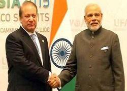 مراسم آشتی کنان پاکستان و هند در 'اوفا'ی روسیه