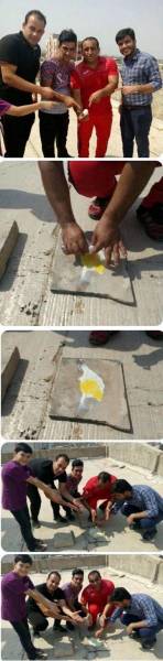 تخم مرغی نیمرو کردن پرسپولیسی‌ها در خیابان اهواز! (تصویر)