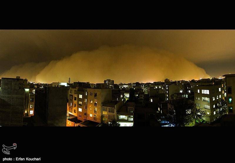 تصاویر: تهاجم طوفان به تهران