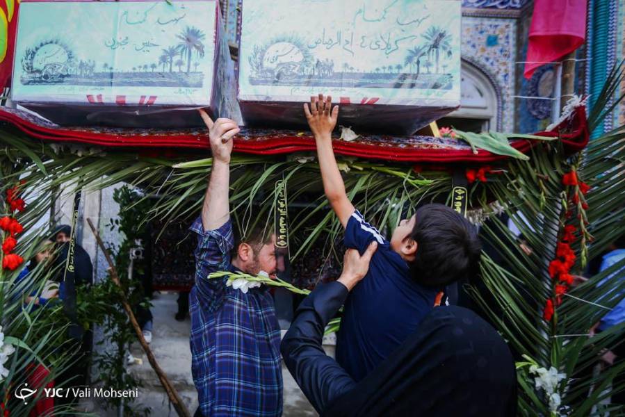 تصاویر:مراسم تشییع شهدای گمنام در تهران
