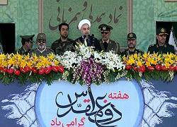 روحانی:‌ نیروهای مسلح جمهوری اسلامی ایران، بزرگ‌ترین نیروهای مسلح ضد ترور و تروریسم هستند