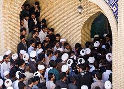 تجمع حوزویان استان تهران در اعتراض به فاجعه منا