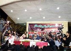آغاز مراسم تشییع پیکر سردار شهید حسین همدانی با حضور مقامات کشوری و لشکری