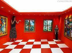 عجیب ترین اتاق ساخته شده با ایجاد توهم بینایی+ تصاویر