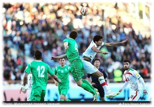 ایران ۳ - ترکمنستان ۱؛ صعود به صدر جدول