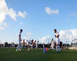 برگزاری نخستین تمرین ملی پوشان فوتبال در گوام