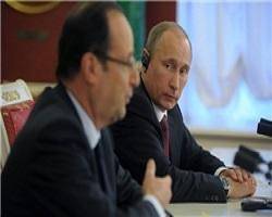 کرملین: پوتین و اولاند 5 آذر در مسکو دیدار می‌کنند