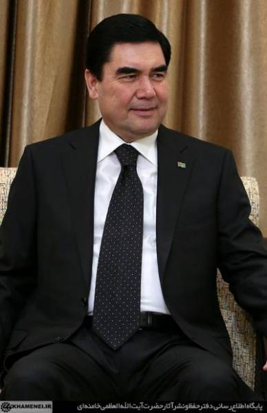عکس:دیدار رئیس‌جمهور ترکمنستان با رهبر انقلاب