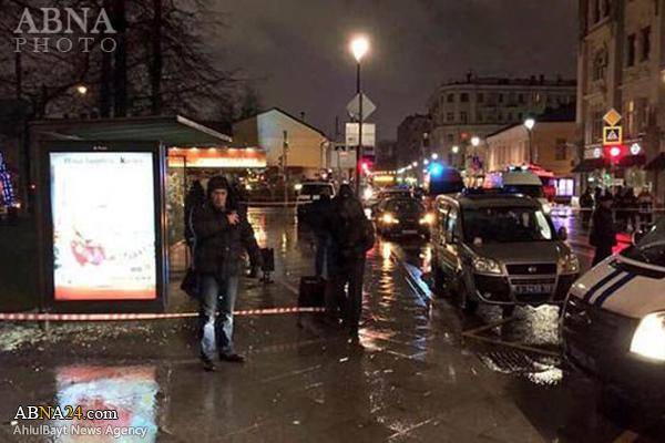 انفجار بمب در ایستگاه اتوبوس مسکو +تصاویر