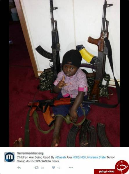 تربیت کودکان به سبک داعش +تصاویر