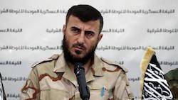 رهبر جیش‌ الاسلام در حمله هواپیماهای روسی به سوریه کشته شد