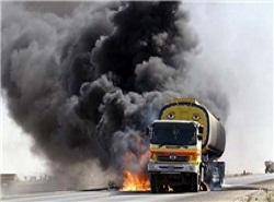 انهدام ۱۴ تانکر سوخت «داعش» توسط ارتش سوریه
