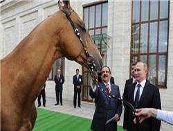 پوتین اسب هدیه داد و شمشیر دمشق را هدیه گرفت