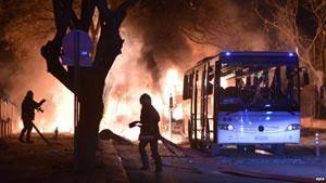 نخست‌وزیر ترکیه: بمبگذاری آنکارا کار "پ‌کاکا" و شورشیان کرد سوریه بود