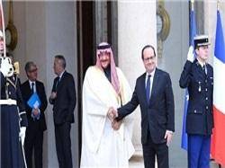 نشان لژیون دونور فرانسه بر گردن ولی‌عهد عربستان سعودی!