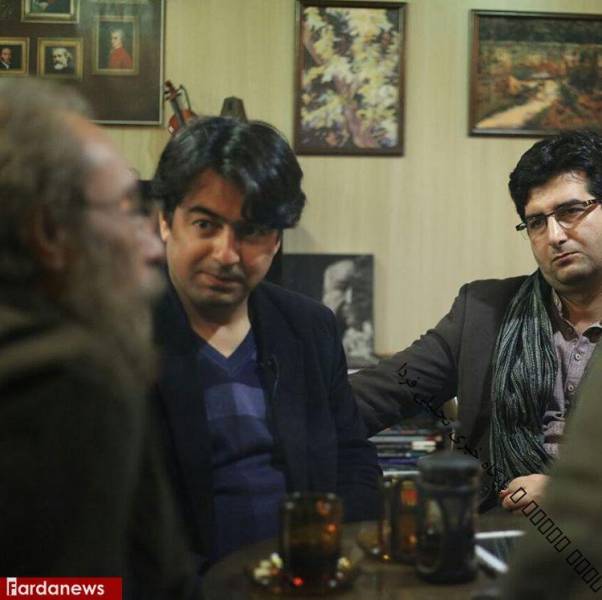 کافه نشینی مسعود فراستی و همای +عکس