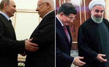 در دیدار نخست وزیر ترکیه با روحانی و رئیس اسرائیل با پوتین چه گذشت؟