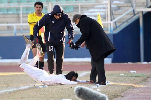 عجیب‌ترین شادی بعد از گل در لیگ برتر + عکس