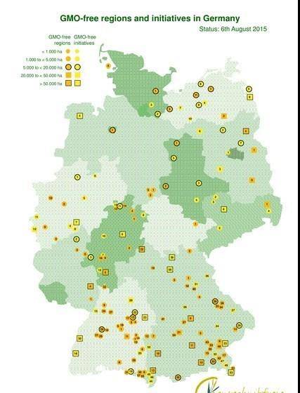 وضعیت تولید محصولات تراریخته در «آلمان» +نقشه